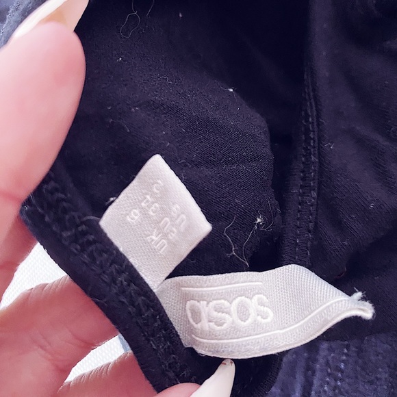 ASOS Black Halter-neck Bodysuit - Picture 5 of 5